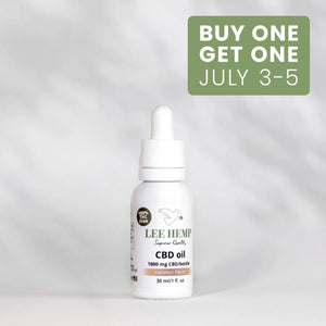 Broad Spectrum THC Free CBD Oil - Coconut Flavor - 1000 mg - 1 oz