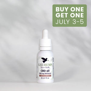 Full Spectrum CBD Oil - Coconut Flavor - 1000 mg - 1 oz