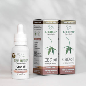 Full Spectrum CBD Oil - Coconut Flavor - 1000 mg - 1 oz